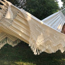 Autentisk stof-hængekøje fra Brasilien