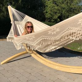 Autentisk stof-hængekøje fra Brasilien