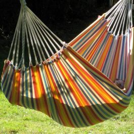 Formosa light stribet stof-hængekøje