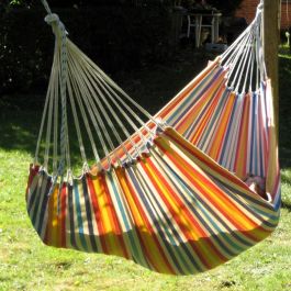 Formosa light stribet stof-hængekøje