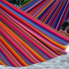 Indigo hængekøje - stærk og farverig